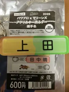 千葉ロッテマリーンズ パワプロ #10 上田希由翔 選手 アクキー