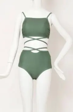 MERCRY DUO 水着 サイズF グリーン 新品 未使用 タグ付き