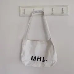 MHL. ホワイト トートバッグ