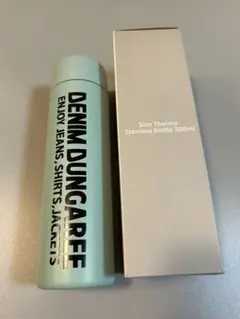 デニムダンガリー ノベルティ サーモボトル 淡青denimdungaree