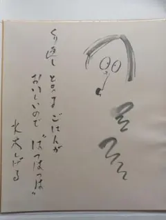 水木しげる ゲゲゲの鬼太郎 横山光輝 仮面の忍者 赤影 サイン色紙