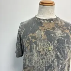 MOSSY OAK 迷彩柄 半袖 Tシャツ 左胸ポケット付き