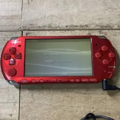 動作確認済み　SONY PSP-3000 本体　ラディアントレッド