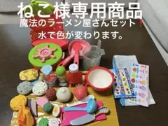 水で色が変わる魔法のラーメン屋さんセット