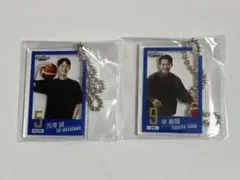 シーホース三河 私服アクリルトレカキーホルダー 平 寿哉 選手／元澤 誠 選手