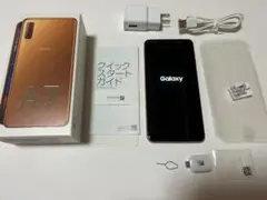 Galaxy A7 ブラック 楽天モバイル 64GB　箱、付属品あり