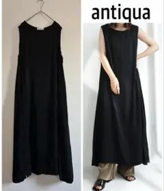 antiqua アンティカ てろんと落ち感ワンピース 美品