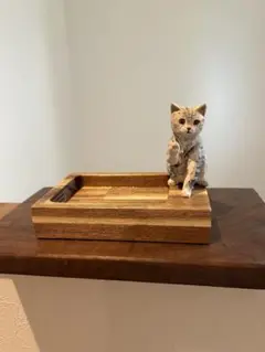 可愛い招き猫の小物入れ