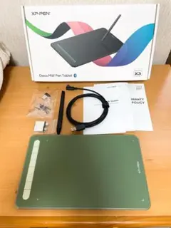 XPPen ペンタブ （色：グリーン） 美品 動作確認済み