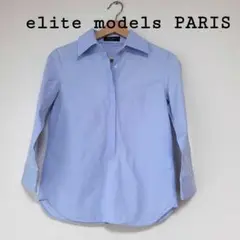 elite MODELS エリートモデルズ レディース シャツ　ブルー