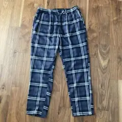 SUGGESTION スラックス メンズ チェック ルーズ テーパードパンツ