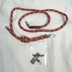 Topologie トポロジー 8.0mm Rope レッド ストラップ単体