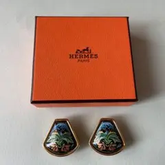 エルメス エマイユ イヤリング