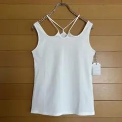 【新品タグ付き】FICA. リブ編み ストリング タンクトップ 定価5,830円