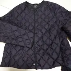 UNIQLO パフテックキルティングジャケット/ウォームパデッド ブラックL