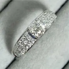 【15-19】ダイヤモンド リング D0.278ct D0.55ct