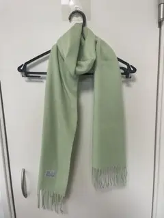 カシミヤ100%ストール ライトグリーン