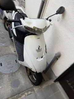 SUZUKI レッツ2 ZZ 外装白　カウル SUZUKI レッツ2 ZZ 外装白カウル