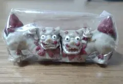 親子シーサーの置物