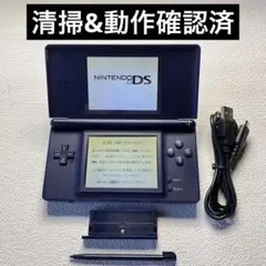 hh【清掃&動作確認済】Nintendo DS Lite エナメルネイビー本体