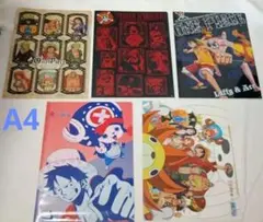 ONE PIECEクリアファイル 5枚セット