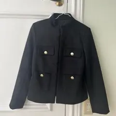 ZARA ノーカラージャケット