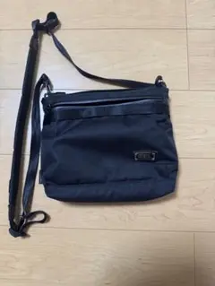 アッソブ サコッシュ ショルダーバッグ 斜めがけ 黒 ナイロン サコッシュ