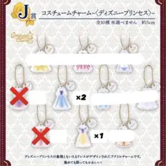 ディズニープリンセス 一番くじ コスチュームチャーム J賞