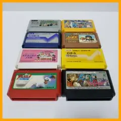 ファミコンソフトまとめ売り 8本【ジャンク】