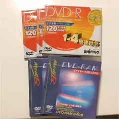 新品未開封 DVD-RAM 2枚 DVD-R 3枚