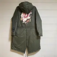 新品 正規品 GU×UNDERCOVER パデットコート モッズコート カーキ