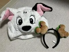 ディズニーリゾート 101匹わんちゃん ファンキャップ・ハンバーガーカチューシャ