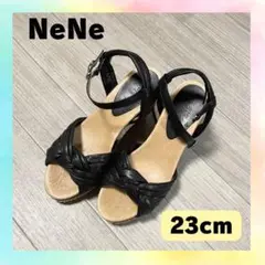 セール中❣️ NeNe サンダル 23.0cm 夏 レディース ブラック