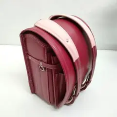 【未使用品】トヤマかばん店 牛革ボルサ ランドセル ローズ/ピンク