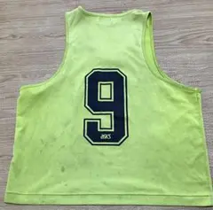 asics サッカー用タンクトップ 背番号9 高校サッカー選手権