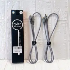 タイプc ケーブル 1M 2本セットPD対応 60W急速充電
