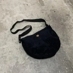 00's Vintage コーデュロイ ショルダーバッグ y2kテック パンク