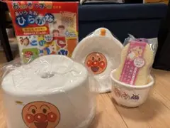 アンパンマン お風呂セット　ひらがなお風呂ポスター　ベビースポンジ5点セット