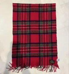 Finissage 赤いチェック柄マフラー