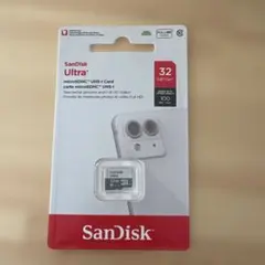 32GBのSanDisk Ultra microSDカード