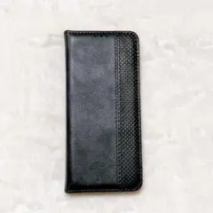 新品◆Xperia 5 V ケース【MARR】 スマホケース 手帳型 ブラック