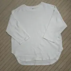 接触冷感　トップス　L　ホワイト