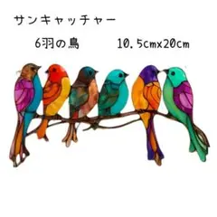 サンキャッチャー　壁掛け　光　アクリルプレート　癒やし　鳥　インテリア　風水