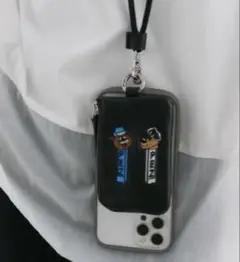 イアパピヨネ　PEZ モバイルショルダー　ブラック