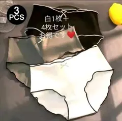 ※リボン※デザイン ショーツ 3枚セット　 下着 可愛い 吸汗速アイスシルク