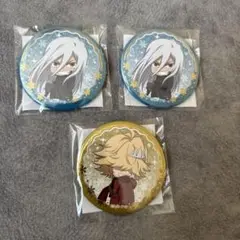 ヒットマンREBORN くじメイト スクアーロ 箔押し缶バッジ　ベルフェゴール