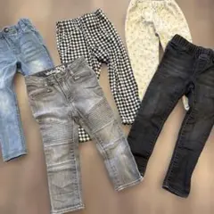 まとめ売りボトムス5点セット 100サイズ
