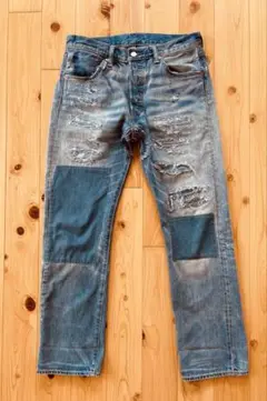 Levi's 501 ダメージ加工 デニム W32 L30