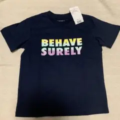 新品　BEHAVE SURELY Tシャツ サイズ120cm ネイビー