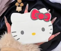 【新品未使用】キティちゃん　フェイスミラー　コスメ　手鏡